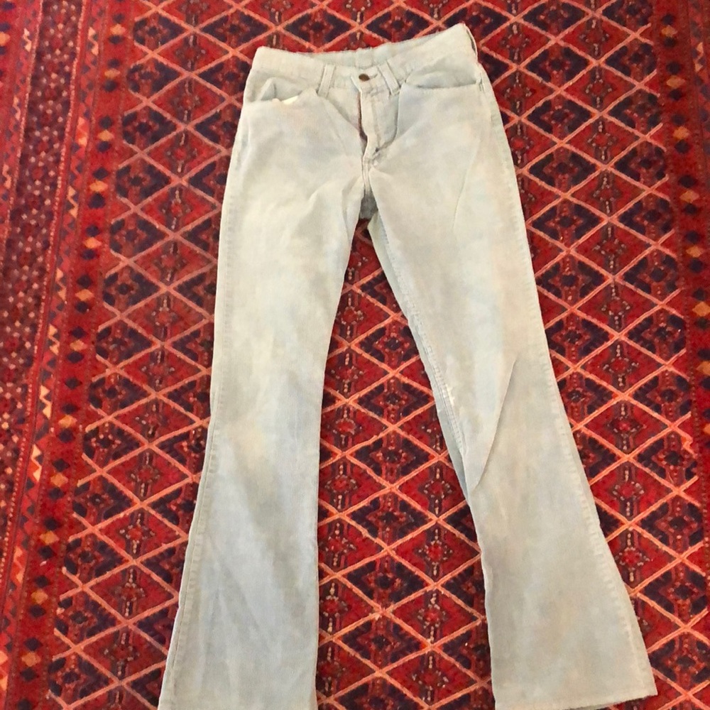 Levi’s courduroy pants. Boot cut light blue. Med.